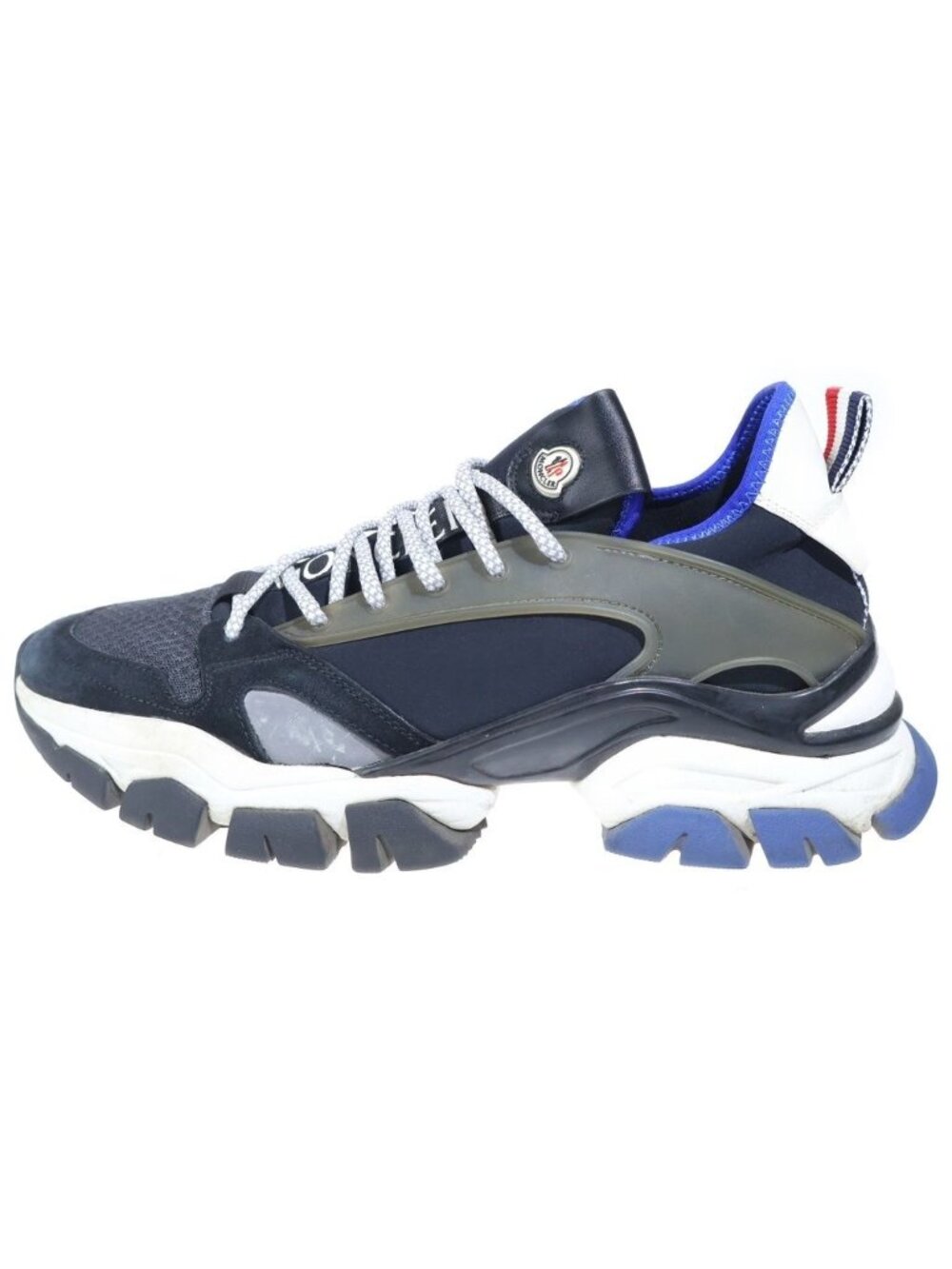 Moncler Trevor Scarpa Mesh Low Cut Sneakers Black